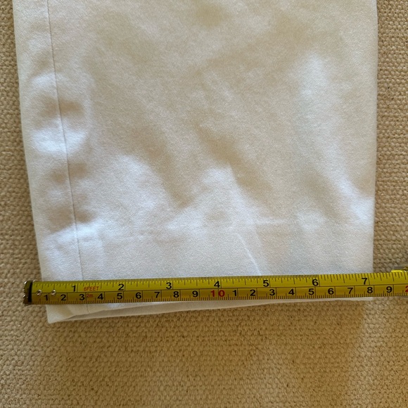 Spanx On-the-Go Slim Straight Ankle Pant Classic White Plus size 1X - Picture 3 of 6